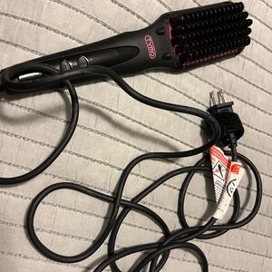 TYMO Black and Pink Hair Straightening Brush.